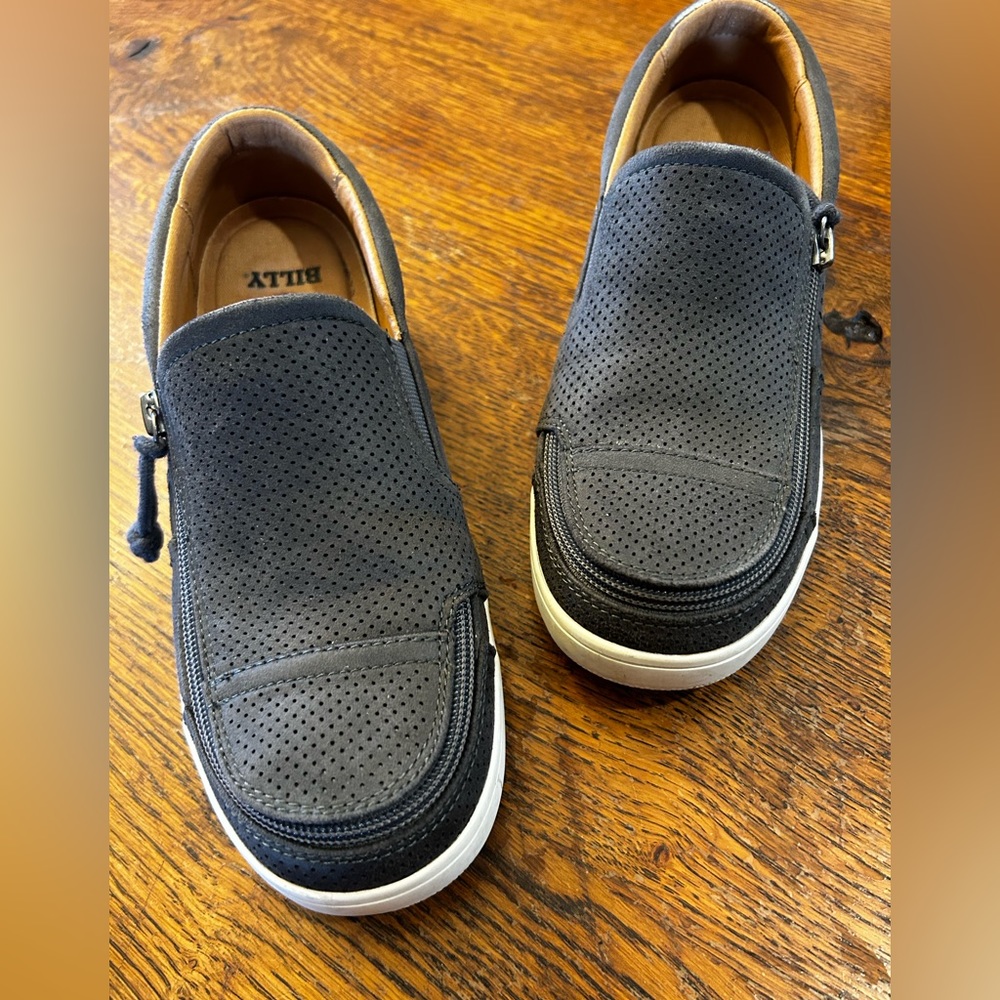 Slip on espadrilles.